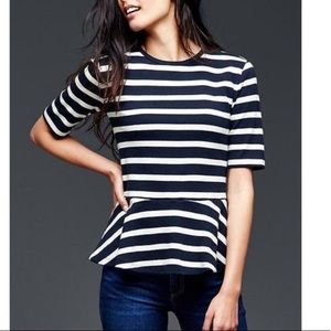 Peplum sweater shirt -GAP